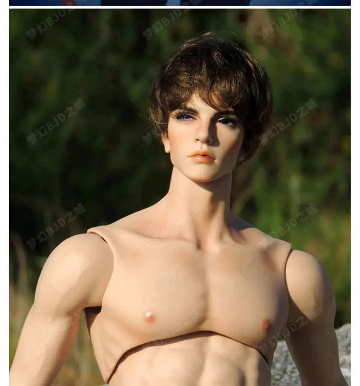 1/3 Scale BJD Boy Doll – 49.5cm Resin Fashion Doll with Bare Eyes and Faceup – Arvid Rex