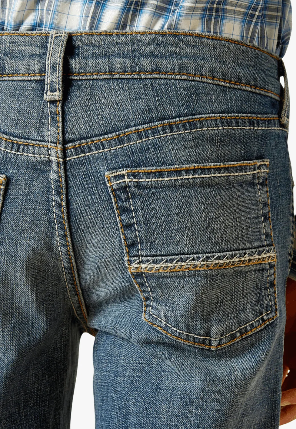 Ariat Boys B4 Sebastian Boot Cut Jean - Wave