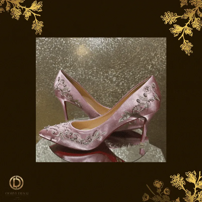 'Aura Pointed-Toe' Party Heel by Oorvi Desai OD19