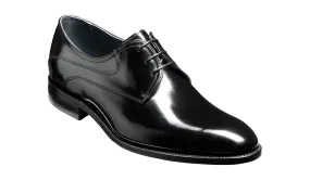 Barker Wickham Plain Fronted Derby - Hi Shine Black