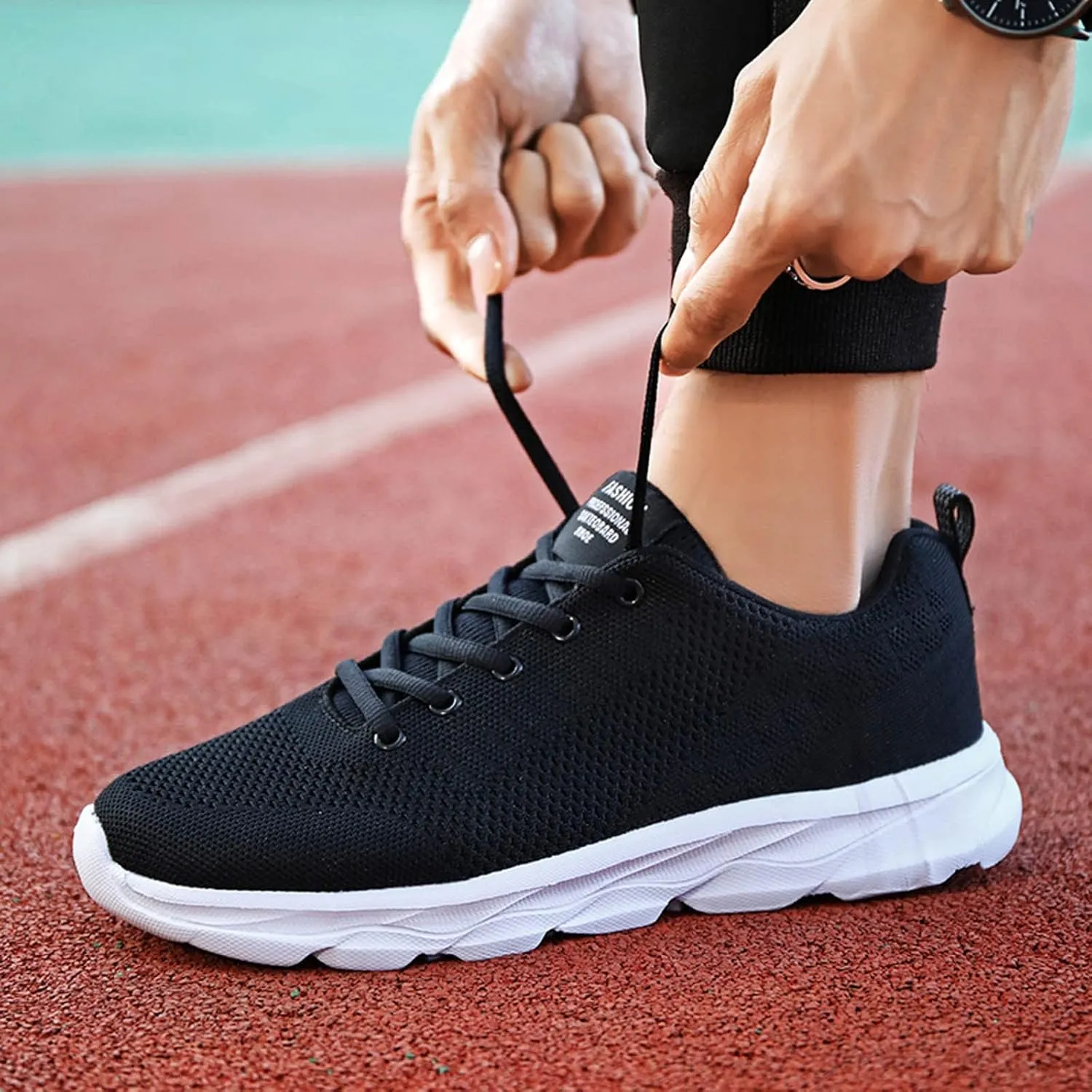 Comfortable Fashion Shoes Lace-up Men's Sports Breathable Lightweight Running Men's Mens Sneaker Shoe Laces, 8.5