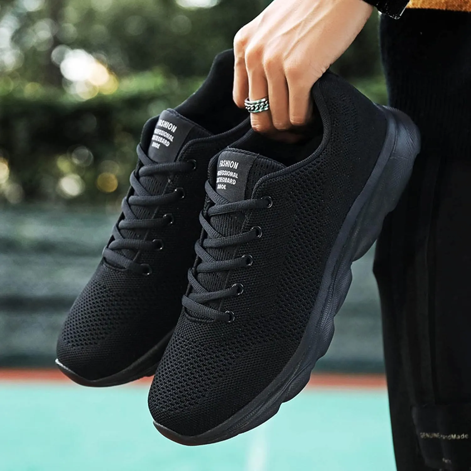 Comfortable Fashion Shoes Lace-up Men's Sports Breathable Lightweight Running Men's Mens Sneaker Shoe Laces, 8.5