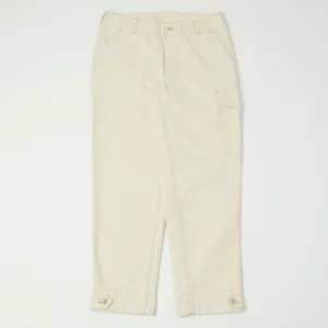 Freewheelers Aviators Trouser - Yarn-Dyed Raw White