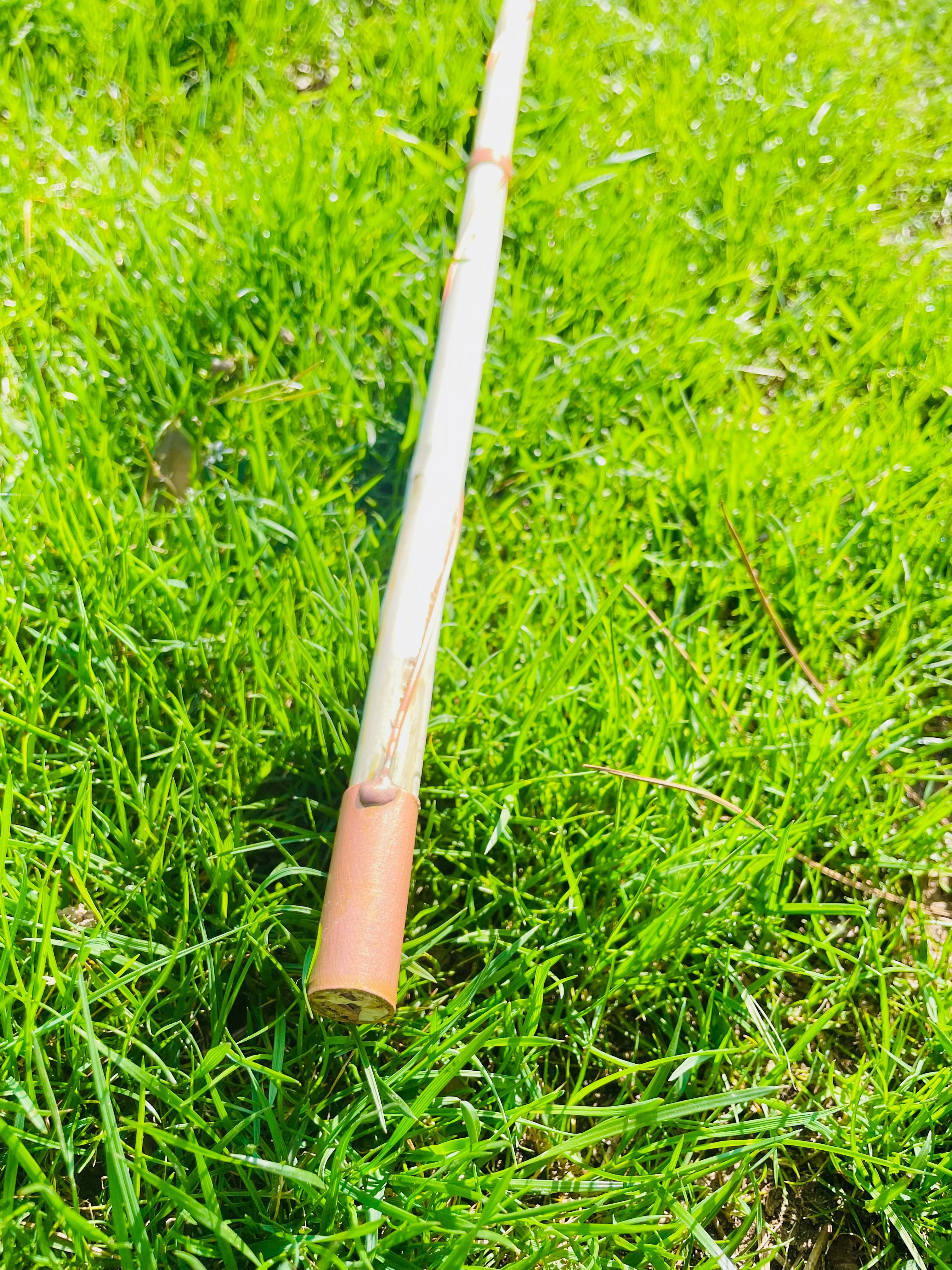 Grounding Cane: lightweight grounding through your hands