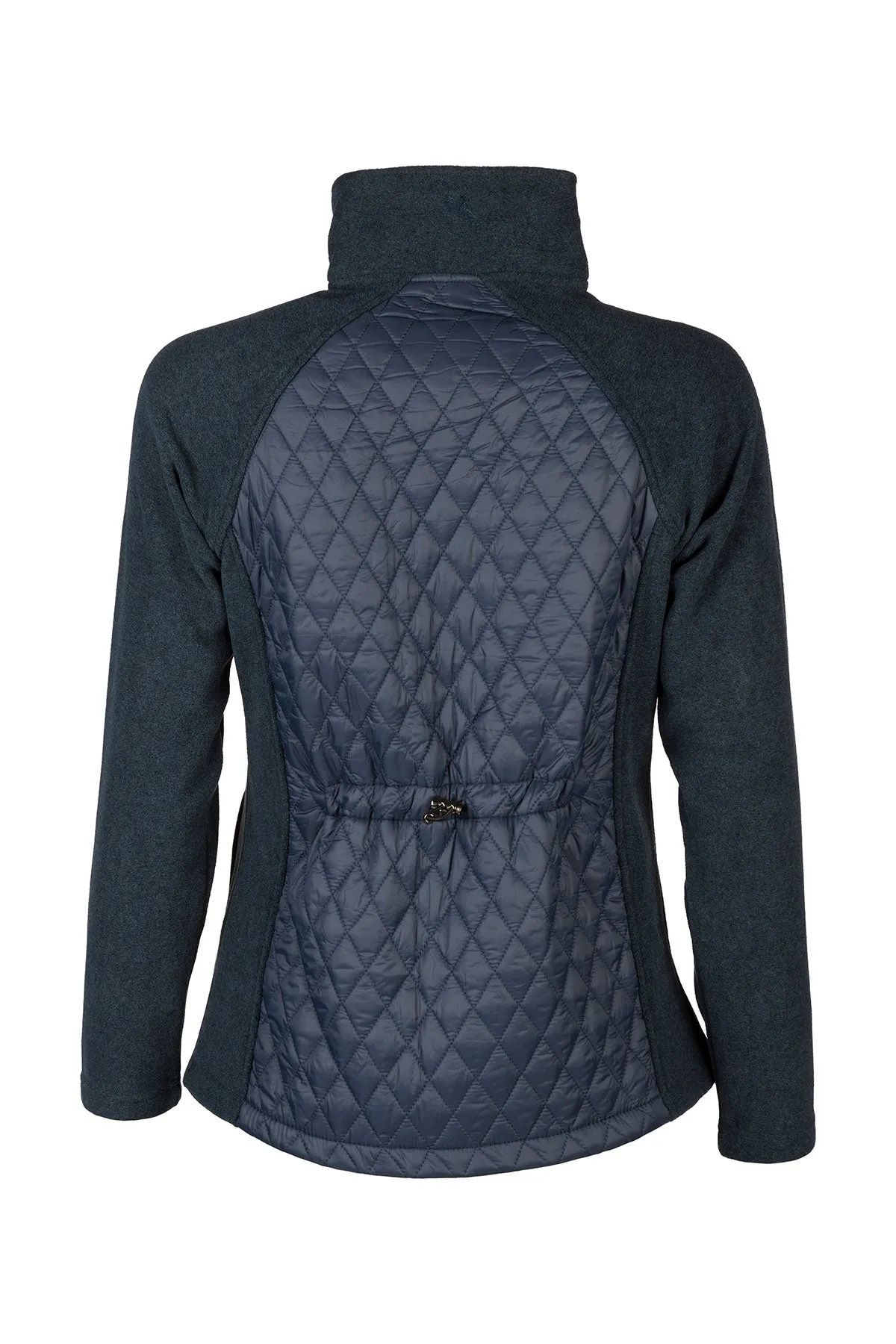 Ladies Diamond Quilted Hybrid Jacket - Huggate