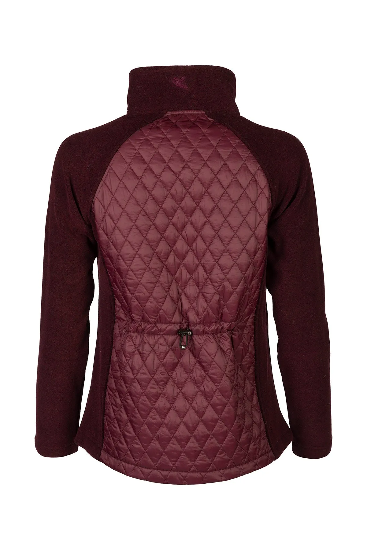 Ladies Diamond Quilted Hybrid Jacket - Huggate