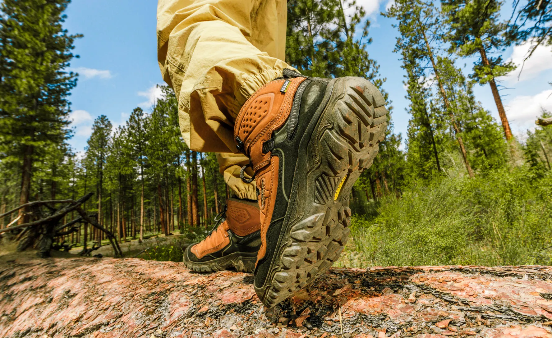 Men's Targhee IV Waterproof Hiking Boot  |  Steel Grey/Coronet Blue