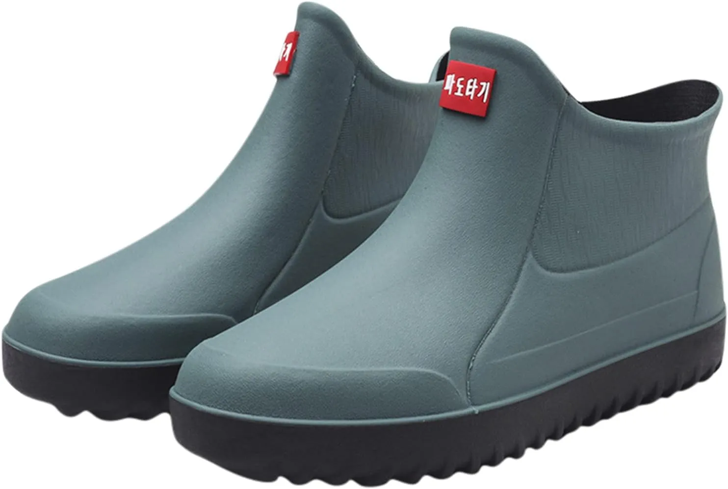 NLOMOCT Rain Boots for Women Wide Comfort Lightweight Waterproof Garden Boots Cute Soft Insole Short Rain Boots for Outdoor