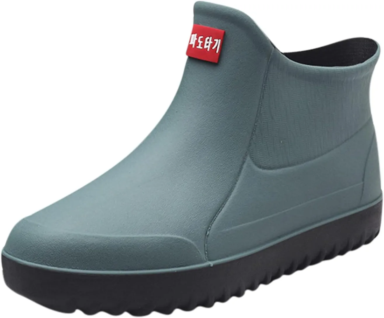 NLOMOCT Rain Boots for Women Wide Comfort Lightweight Waterproof Garden Boots Cute Soft Insole Short Rain Boots for Outdoor