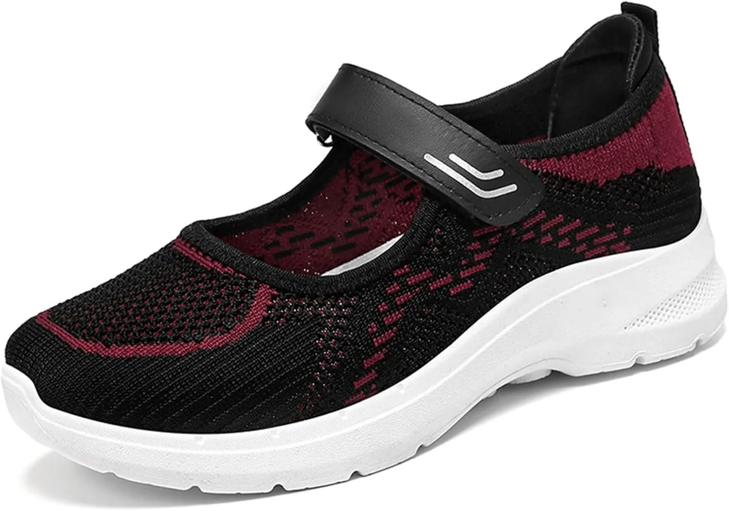 Womens Lightweight Walking Shoes Mesh Breathable Slip On Mary Jane Sneaker Casual Soft Casual Toddler Shoes